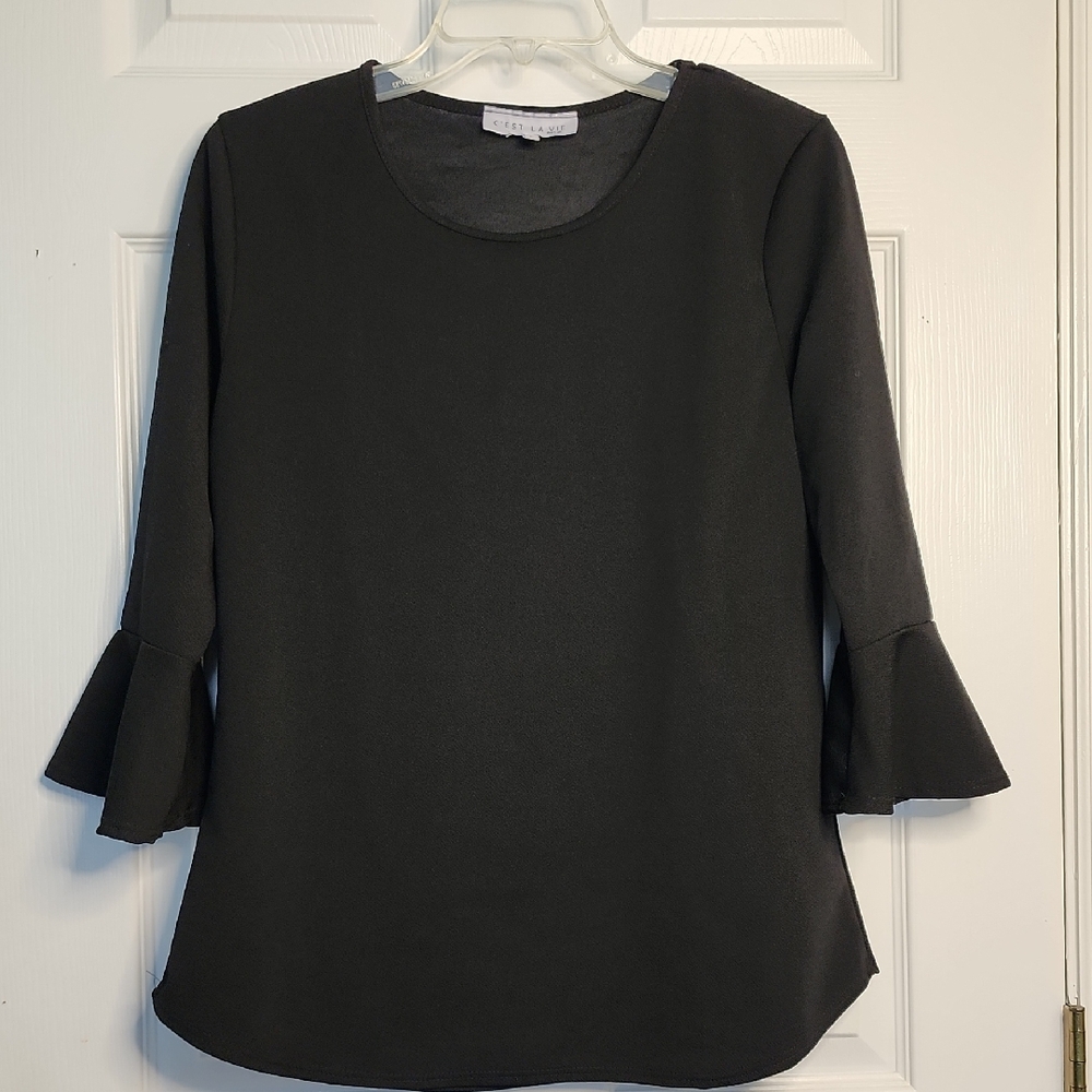 Elegant Black Women's Blouse